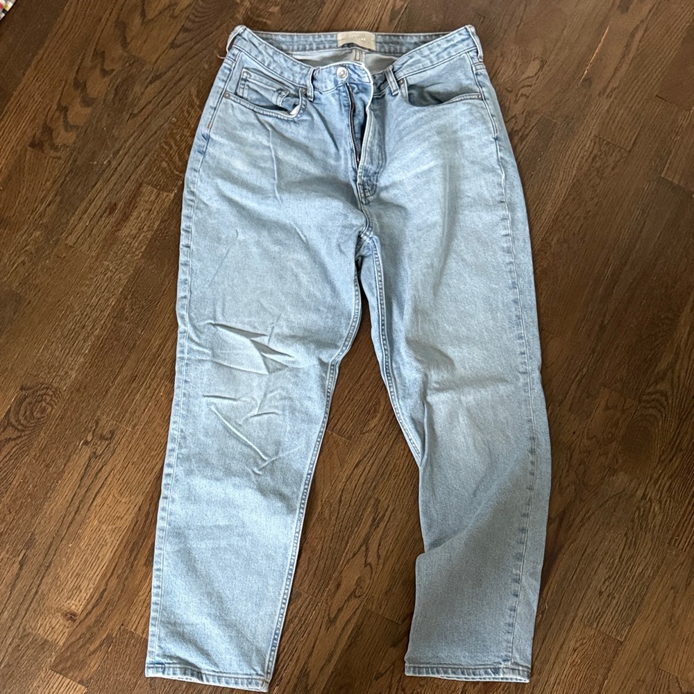 Everlane Light Wash High-Rise Denim Jeans